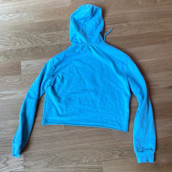 ♥️ Nickelodeon Nicktoons Blue Cropped Hoodie - Picture 5 of 5